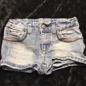 Mossimo girls denim embellished shorts
